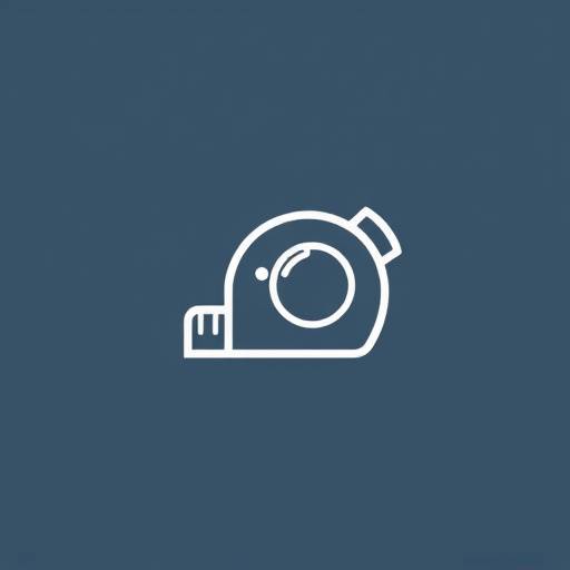 Measuring tape symbol